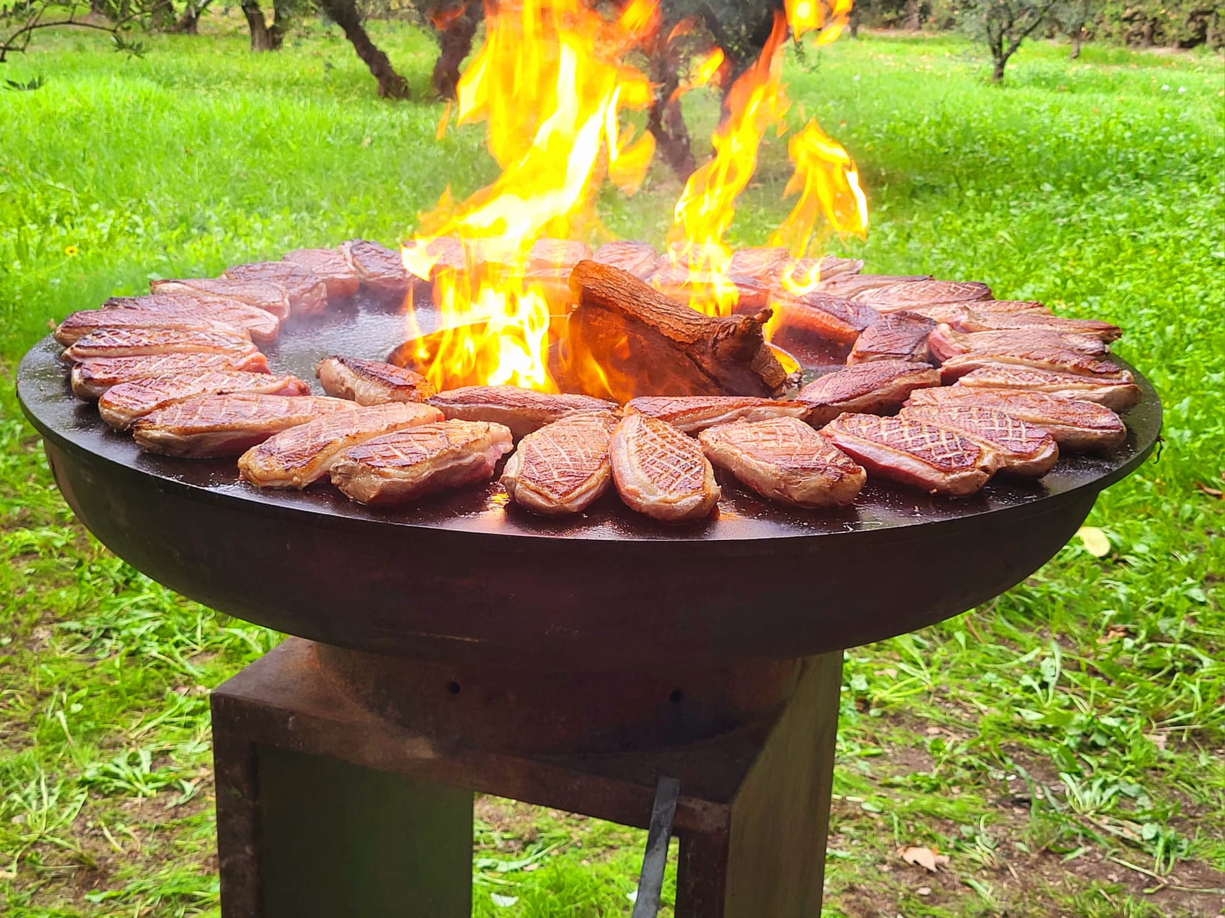 Cuisson au feu Mazas Traiteur